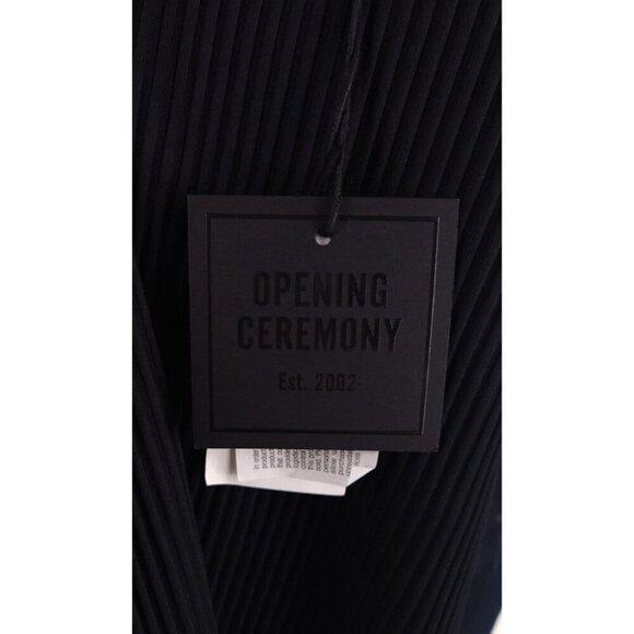 Opening Ceremony Box Logo-Print Rib T-Shirt Size XS Womens Black Tee $180 - Picture 7 of 15